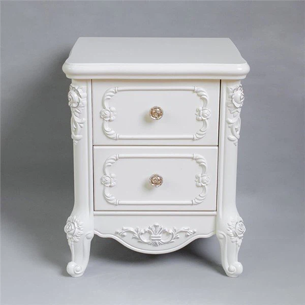French Style Bedside Lockers