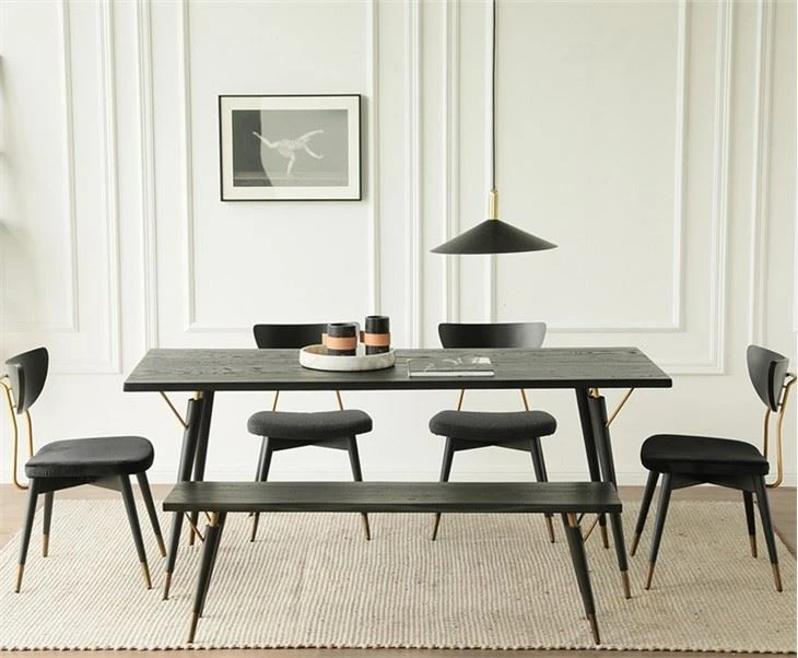 Black Velvet Cushion Dining Chair Black Velvet Cushion Dining Chair