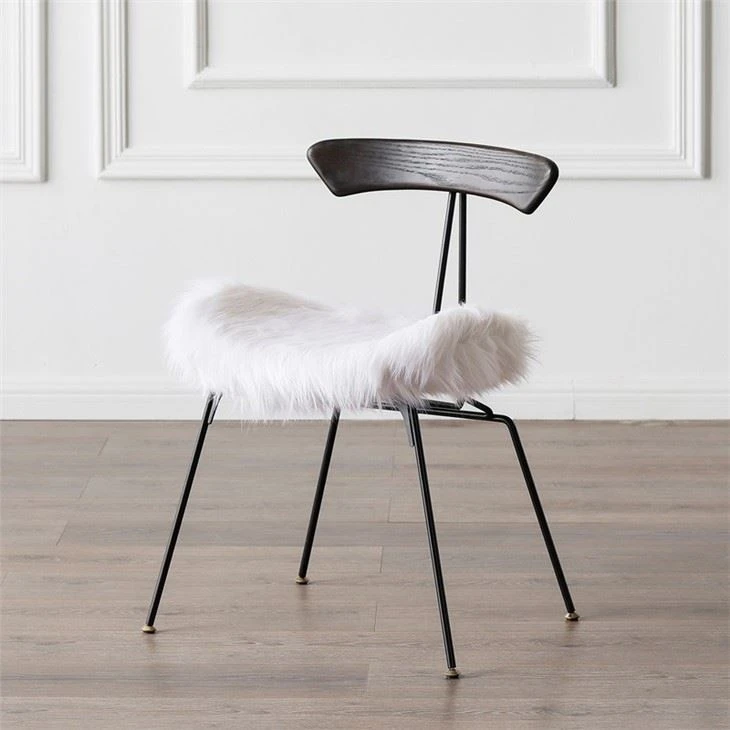 Wool Cushioned Dining Chair Wool Cushioned Dining Chair