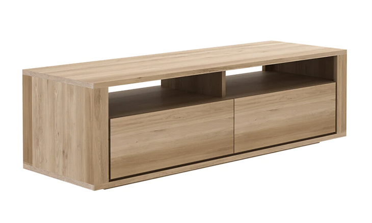 Candle Wood - Wood TV Stand With Storage Cabinet